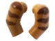 Lot ID: 353142883  Part No: 981982pb311  Name: Arm, (Matching Left and Right) Pair with Reddish Brown Stripes Pattern