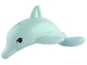 Lego part: Dolphin, Friends Style, Jumping with Bottom Axle Holder with Reddish Brown Eyes Pattern