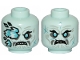 Part No: 3626cpb2376  Name: Minifigure, Head Dual Sided Wrinkles, Teeth, Ice Spikes Covering Right Eye / Angry Pattern - Hollow Stud