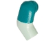 Part No: 982pb380  Name: Arm, Right with Molded Dark Turquoise Short Sleeve Pattern