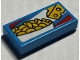 Part No: 3069pb1010  Name: Tile 1 x 2 with Yellow Macaroni Cheese in White Bowl Pattern (Sticker) - Set 21330
