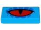 Part No: 3069pb1183  Name: Tile 1 x 2 with Red Eye, Black Slit Pupil and Blue Spots Pattern