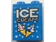 Part No: 3245cpb134  Name: Brick 1 x 2 x 2 with Inside Stud Holder with 'ICE CREAM' Pattern (Sticker) - Set 60200