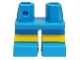 Lot ID: 115312546  Part No: 41879pb001  Name: Legs Short with Molded Horizontal Yellow Stripes  Pattern