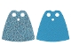 Part No: 522pb006  Name: Minifigure Cape Cloth, Standard - Starched Fabric - 4.0cm Height with Silver Iridescent Dots Pattern