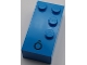 Part No: 60329pb03  Name: Brick, Braille 2 x 4 with 4 Studs with Black Capital Letter O with Circumflex (Ô) (dots-1456 ⠹) (Portuguese)