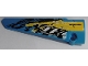 Part No: 64681pb042  Name: Technic, Panel Fairing # 5 Long Smooth, Side A with 'XRFUEL', 'TR TRACKED RACER' and Black, Yellow and White Splotches Pattern (Sticker) - Set 42095