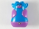 Part No: 65265pb01  Name: Torso Large with Head, Trolls, 4 Studs on Top, Medium Lavender Vest and Pants Pattern