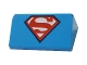 Part No: 85984pb144  Name: Slope 30 1 x 2 x 2/3 with Superheroes / Superman 'S' Logo Pattern
