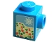 Part No: 87087pb02  Name: Brick, Modified 1 x 1 with Stud on Side with Snowflake and Vegetables Pattern (Sticker) - Set 10291