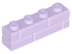 Part No: 15533  Name: Brick, Modified 1 x 4 with Masonry Profile