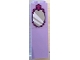Part No: 2454pb325R Name: Brick 1 x 2 x 5 with Silver Mirror with White Reflections in Magenta Frame Pattern Model Right Side (Sticker) - Set 41684 Part No: 2454pb325R Name: Brick 1 x 2 x 5 with Silver Mirror with White Reflections in Magenta Frame Pattern Model Right Side (Sticker) - Set 41684
