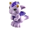 Lot ID: 394749118  Part No: 26090pb02  Name: Dragon, Elves, Baby with Molded Trans-Purple Stomach, Spines, and Wings and Printed Gold Horns Pattern (Fledge)