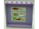 Part No: 59349pb108  Name: Panel 1 x 6 x 5 with Refrigerator Shelves, Food and Snowflakes Pattern on Inside (Sticker) - Set 41095