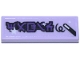 Part No: 63864pb290 Name: Tile 1 x 3 with Dark Purple Ninjago Logogram 'MAGIC', White Stars, Black Scroll and Wand Pattern (Sticker) - Set 71837 Part No: 63864pb290 Name: Tile 1 x 3 with Dark Purple Ninjago Logogram 'MAGIC', White Stars, Black Scroll and Wand Pattern (Sticker) - Set 71837