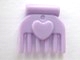 Lot ID: 393364062  Part No: 92355g  Name: Friends Accessories Comb, Small with Heart