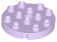 Lot ID: 106490140  Part No: 98222  Name: Duplo, Plate Round 4 x 4 with Hole with Locking Ridges