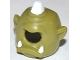Part No: 11257pb01  Name: Minifigure, Headgear Mask Cyclops with White Horn and White Teeth Pattern