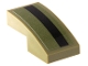 Part No: 11477pb254L Name: Slope, Curved 2 x 1 x 2/3 with Black Stripe Pattern Model Left Side (Sticker) - Set 76923 Part No: 11477pb254L Name: Slope, Curved 2 x 1 x 2/3 with Black Stripe Pattern Model Left Side (Sticker) - Set 76923