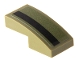 Part No: 11477pb254R Name: Slope, Curved 2 x 1 x 2/3 with Black Stripe Pattern Model Right Side (Sticker) - Set 76923 Part No: 11477pb254R Name: Slope, Curved 2 x 1 x 2/3 with Black Stripe Pattern Model Right Side (Sticker) - Set 76923