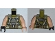Part No: 973pb1346c01  Name: Torso Batman Body Armor with Suspenders Pattern / Light Nougat Arms / Light Nougat Hand Left / Black Hand Right
