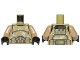 Part No: 973pb1590c01  Name: Torso SW Armor Camouflage Kashyyyk Clone Trooper Pattern / Dark Tan Arms / Black Hands