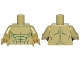 Part No: 973pb3279c01  Name: Torso Bare Chest with Dark Green Muscles Outline Pattern (Hulk) / Olive Green Arms / Olive Green Hands