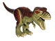 Part No: TRex03  Name: Dinosaur Tyrannosaurus rex with Reddish Brown Back