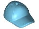 Part No: 11303  Name: Minifigure, Headgear Cap - Short Curved Bill with Seams and Hole on Top