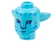 Lot ID: 350692469  Part No: 1576pb10  Name: Minifigure, Head, Modified Alien Na'vi with Blue Eyes, Dark Azure Markings, Silver Spots, Small Closed Mouth Grin Pattern