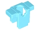 Part No: 19723  Name: Minifigure Armor Breastplate Rectangular (Minecraft)