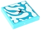 Part No: 3068pb1950  Name: Tile 2 x 2 with Cushion with Light Aqua Splotches and Black Button Pattern (Sticker) - Set 41703
