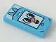 Part No: 3069pb0673  Name: Tile 1 x 2 with PowerPuff Cell Phone / Smartphone with Bunny Ears Pattern