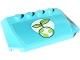 Part No: 52031pb166  Name: Wedge 4 x 6 x 2/3 Triple Curved with Plant Sapling and Earth Pattern (Sticker) - Set 41707