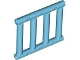 Lego part: Bar 1 x 4 x 3 Grille with End Protrusions