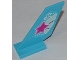 Part No: 6239pb039  Name: Tail Shuttle with Magenta Star on Butterfly Wing Pattern on Both Sides (Stickers) - Set 3063