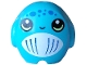 Part No: 6330pb14  Name: Minifigure, Utensil Pillow Plush Toy with Narwhal with Black Eyes with Bright Light Yellow Glints, Blue Dots and Curved Lines on White Stomach Pattern