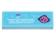 Lot ID: 403201486  Part No: 63864pb140  Name: Tile 1 x 3 with Ninjago Logogram 'AQUARIUM', Dark Pink Fish and Jellyfish Pattern (Sticker) - Set 71741
