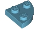 Afbeelding van Lego stukje, Plate, Round Corner 2 x 2, Medium Azure