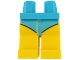 Part No: 970c03pb44  Name: Hips and Yellow Legs with Medium Azure Leotard / Swimsuit Bottom Pattern