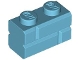 Part No: 98283  Name: Brick, Modified 1 x 2 with Masonry Profile