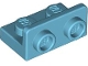 Afbeelding van Lego stukje, Bracket 1 x 2 - 1 x 2 Inverted, Medium Azure
