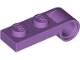 Lego part: Plate, Modified 1 x 2 with Pin Hole on End