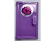 Part No: 60614pb006  Name: Door 1 x 2 x 3 with Vertical Handle, Mold for Tabless Frames with Flower Pattern (Sticker) - Set 40307
