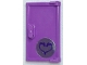 Part No: 60614pb007  Name: Door 1 x 2 x 3 with Vertical Handle, Mold for Tabless Frames with Heart Pattern (Sticker) - Set 40307