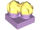 Part No: 65188pb01  Name: Duplo Cupcakes with Molded Bright Light Yellow Swirl Icing Pattern