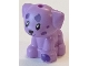 Part No: 69901pb03  Name: Dog, Friends, Puppy, Standing, Small with Dark Purple Paw and Spots Pattern