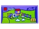 Part No: 87079pb1213  Name: Tile 2 x 4 with Friends Set 41325 Heartlake City Playground Pattern (Sticker) - Set 4002022