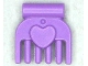 Lot ID: 111544146  Part No: 92355g  Name: Friends Accessories Comb, Small with Heart