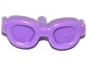 Lot ID: 112203040  Part No: 93080l  Name: Friends Accessories Glasses, Oval Shaped with Small Pin
